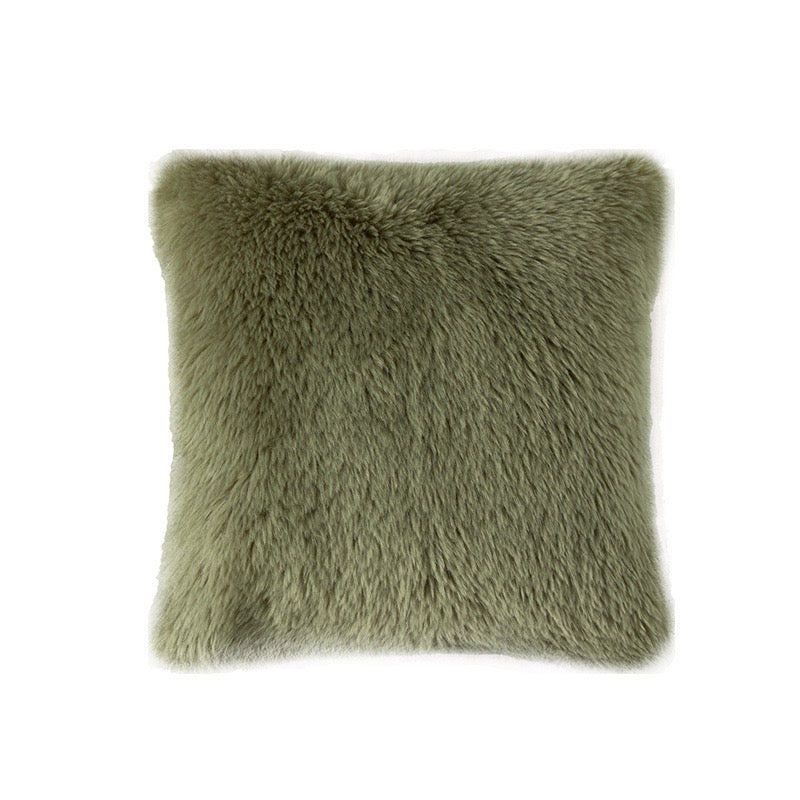 Puff Pillow-Olive green