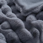 Plushpuff Faux Fur Blanket-Soft Caramel