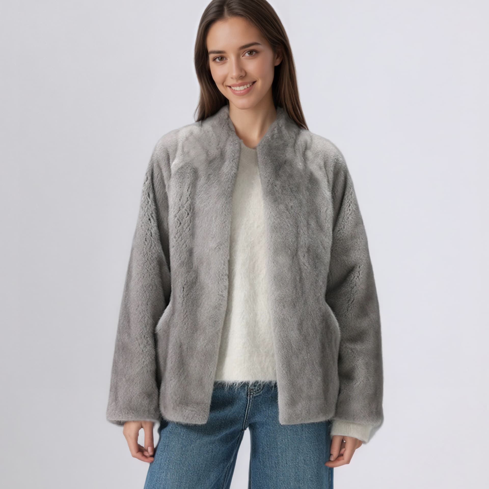 Cloud Faux Fur Coat