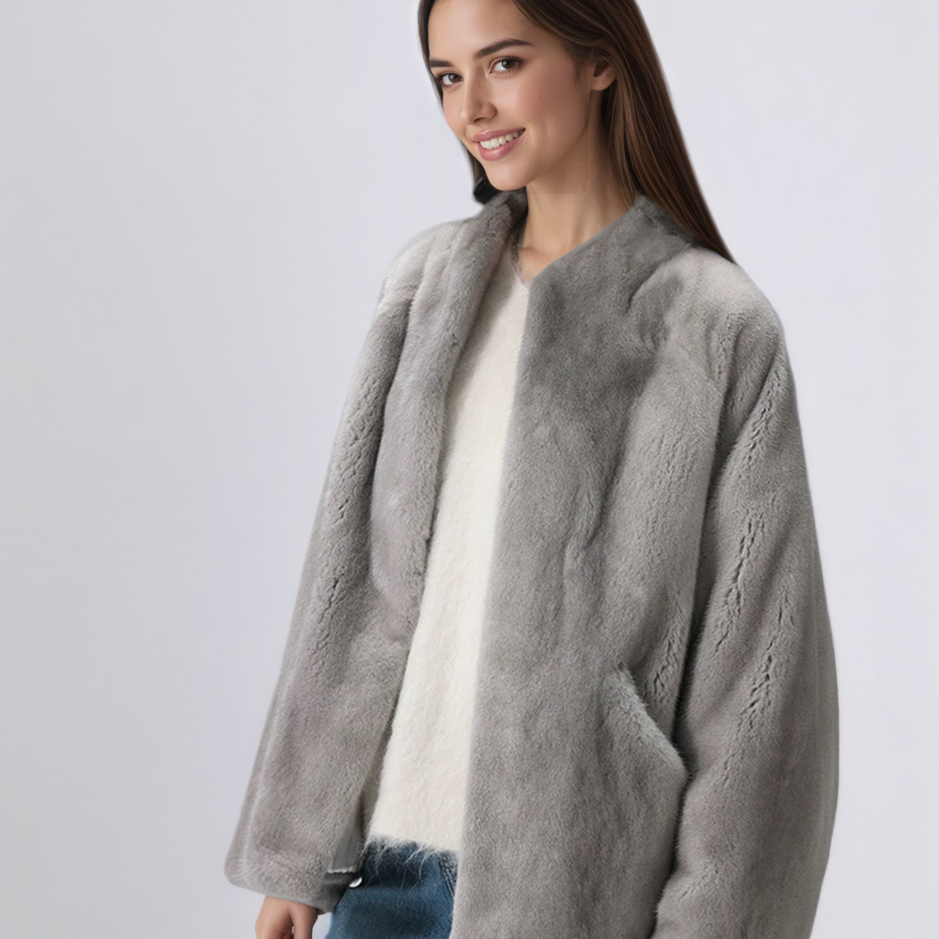 Cloud Faux Fur Coat