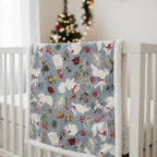 Christmas Forest Baby Blanket